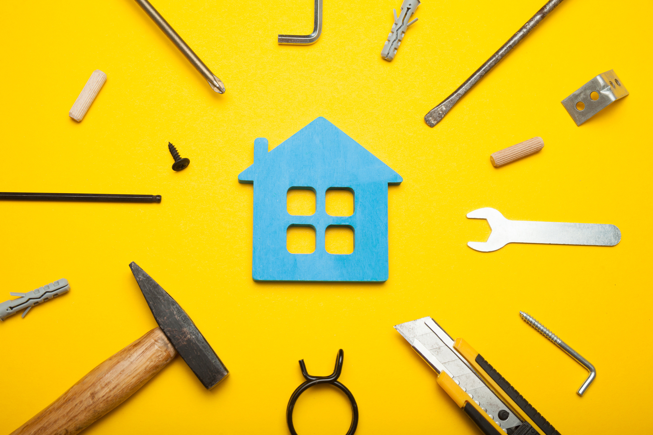 Home service, repair construction. Fix house background